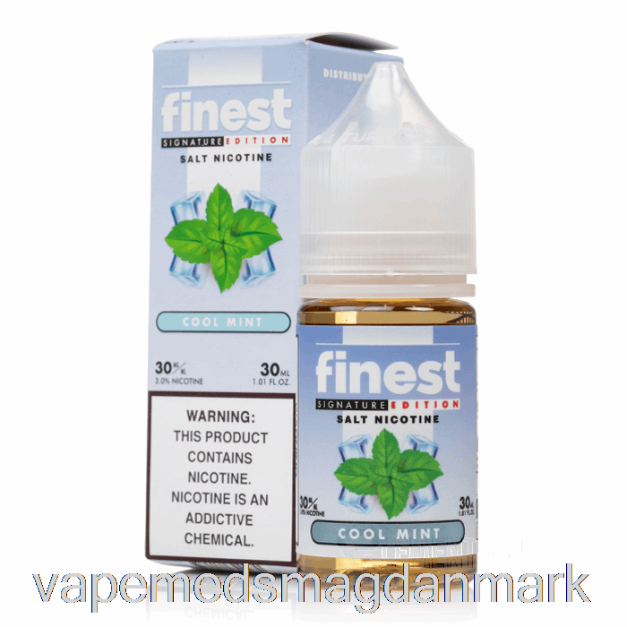 Vape Væske Cool Mint - Den Fineste Signaturudgave Salt Nic - 30ml 50mg